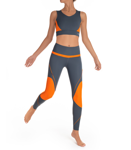 BESTOYARD Mesh Lettre Imprimé Double Couche Sports Top Impact et Confort Crossback Bralette pour Yoga Running Jogging-Taille S Blanc 